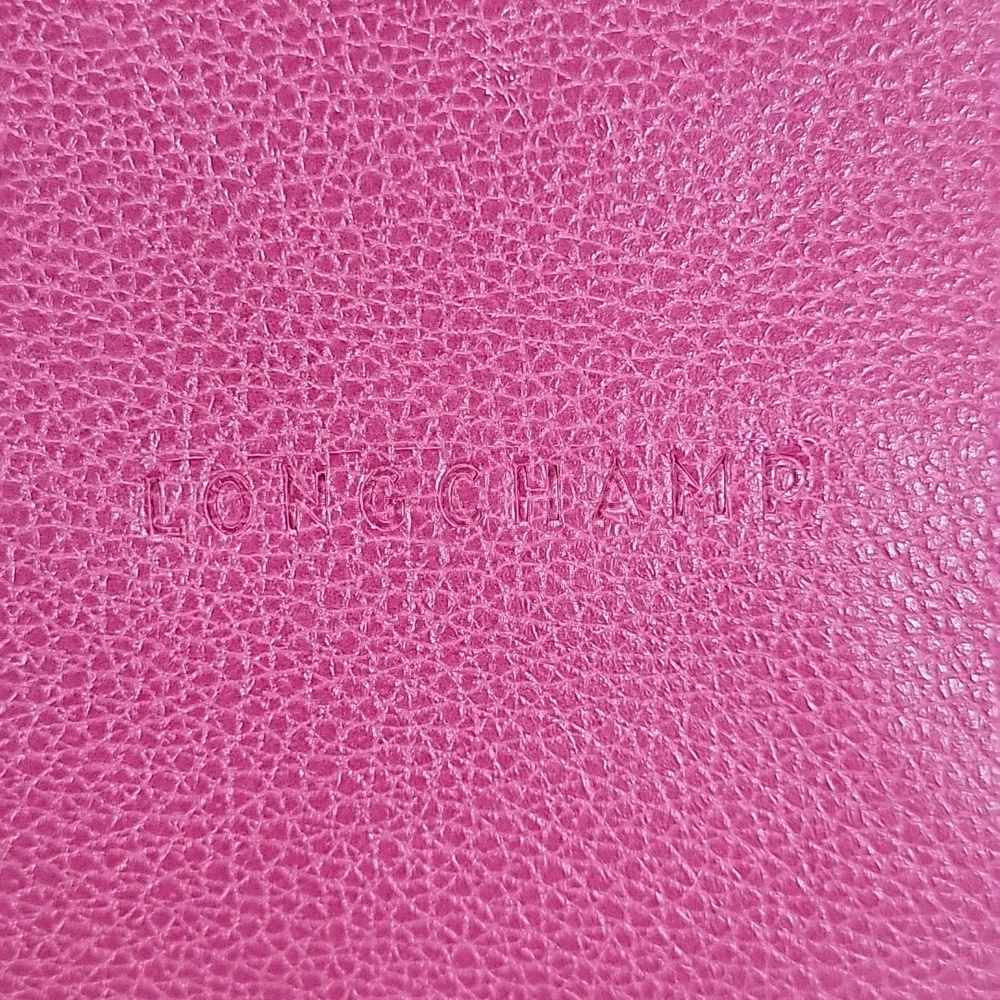 Longchamp Pink Pebbled Leather Tote - Picture 6 of 16